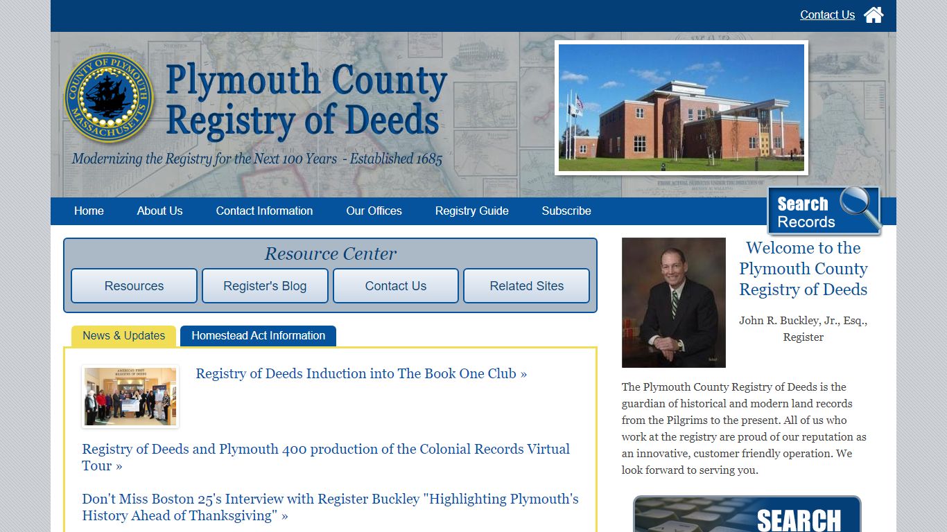 Plymouth County Registry